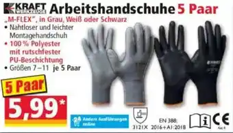 Norma KRAFT Arbeitshandschuhe 5 Paar Angebot