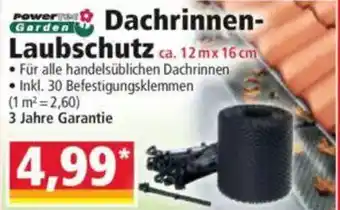 Norma Power Garden Dachrinnen- Laubschutz Angebot