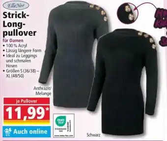 Norma Elle Nor Strick- Long- pullover Angebot