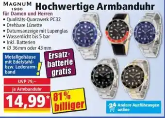 Norma MAGNUM Hochwertige Armbanduhr Angebot