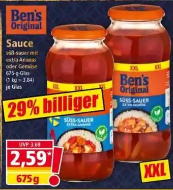 Norma Ben's Original Sauce Angebot