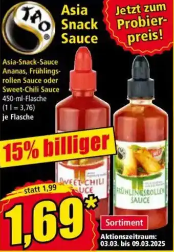 Norma TAO Asia-Snack-Sauce Angebot