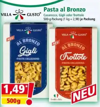 Norma VILLA GUSTO Pasta al Bronzo Angebot