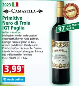 Norma CAMASELLA Primitivo Nero di Troia IGT Puglia Angebot