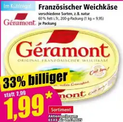 Norma Géramont Französischer Weichkäse Angebot