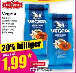 Norma PODRAVKA Vegeta Kroatien - Würzmischung mit Gemüse Angebot