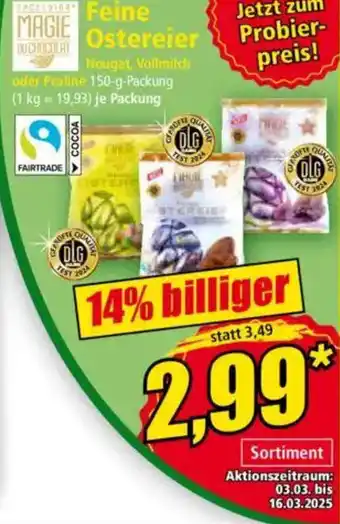 Norma Feine Ostereier Angebot