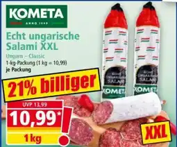 Norma KOMETA Echt ungarische Salami XXL Angebot