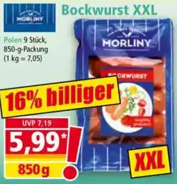 Norma MORLINY Bockwurst XXL Angebot