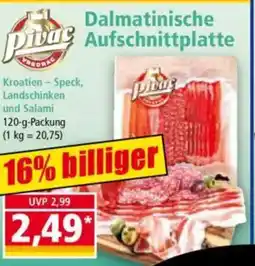 Norma pivac Dalmatinische Aufschnittplatte Angebot