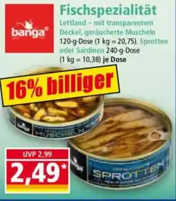 Norma banga Fischspezialität Angebot