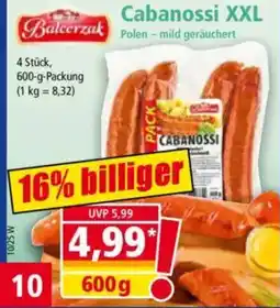 Norma Cabanossi XXL Balcerzak Angebot