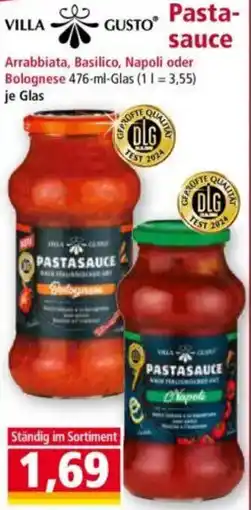 Norma VILLA GUSTO Pasta- sauce Angebot