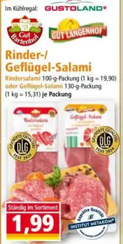 Norma Gut Bartenhof Rinder-/ Geflügel-Salami Angebot