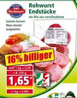 Norma Stockmeyer Rohwurst Endstücke Angebot