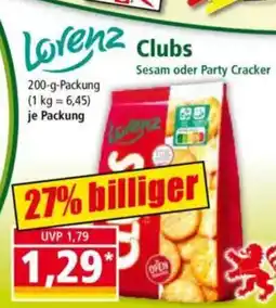 Norma Lorenz Clubs Sesam oder Party Cracker Angebot