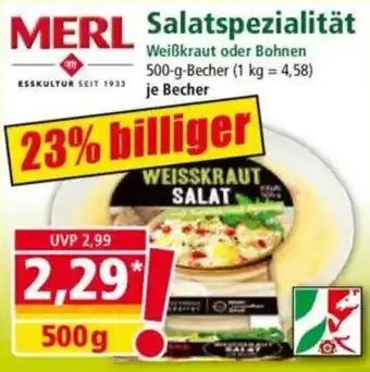 Norma MERL Salatspezi Weißkraut oder Bohnen Angebot