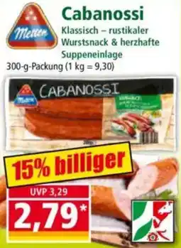 Norma Cabanossi Angebot