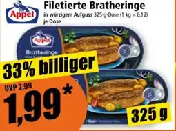 Norma Appel Filetierte Bratheringe Angebot