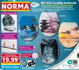 Norma badkomfort WC-Sitz 3-seitig bedruckt Angebot