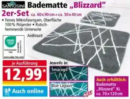 Norma SANTOSINI Badematte ,,Blizzard" 2er-Set Angebot