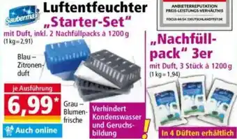 Norma Saubermax Luftentfeuchter „Starter-Set" Angebot