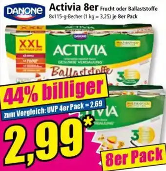 Norma DANONE Activia 8er Angebot