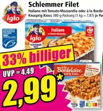 Norma iglo Schlemmer Filet Angebot