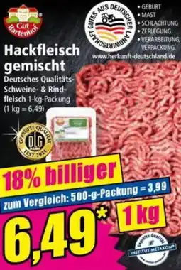 Norma Gut Bartenhof Hackfleisch gemischt Angebot