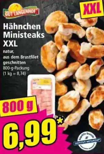 Norma GUT LANGENHOF Hähnchen Ministeaks XXL Angebot