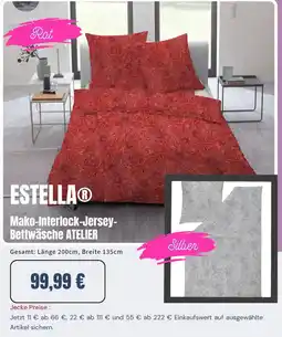 Galeria ESTELLA Mako-Interlock-Jersey Bettwäsche ATELIER Angebot