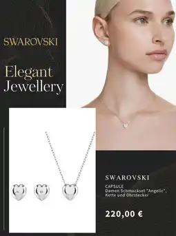 Galeria SWAROVSKI CAPSULE Damen Schmuckset "Angelic", Kette und Ohrstecker Angebot