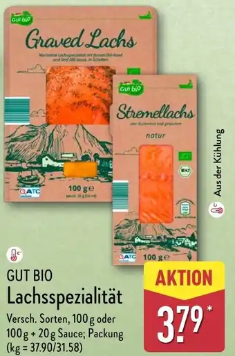 Aldi Nord GUT BIO Lachsspezialität Angebot