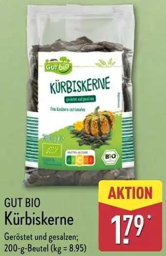 Aldi Nord GUT BIO Kürbiskerne Angebot