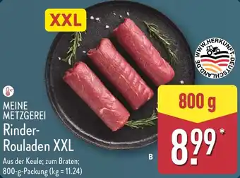 Aldi Nord MEINE METZGEREI Rinder Rouladen XXL Angebot