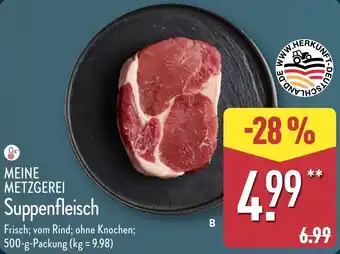 Aldi Nord MEINE METZGEREI Suppenfleisch Angebot