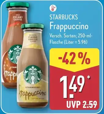 Aldi Nord STARBUCKS Frappuccino Angebot