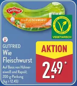 Aldi Nord GUTFRIED Wie Fleischwurst Angebot