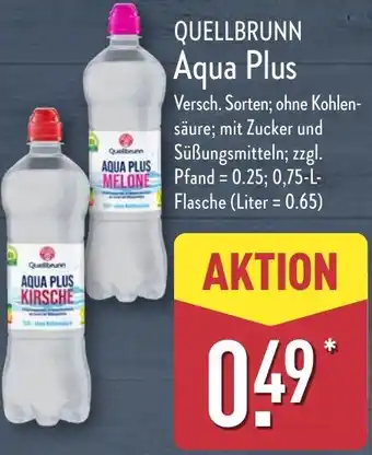 Aldi Nord QUELLBRUNN Aqua Plus Angebot