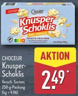 Aldi Nord CHOCEUR Knusper Schoklis Angebot