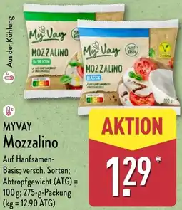 Aldi Nord MYVAY Mozzalino Angebot