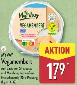 Aldi Nord MYVAY Vegamembert Angebot