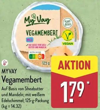 Aldi Nord MYVAY Vegamembert Angebot