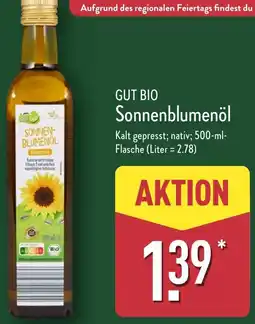 Aldi Nord GUT BIO Sonnenblumenöl Angebot