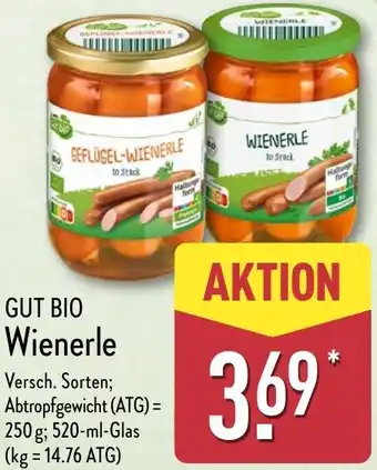 Aldi Nord GUT BIO Wienerle Angebot