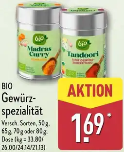 Aldi Nord BIO Gewürzspezialität Angebot