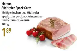 Galeria Markthalle Merano Südtiroler Speck Cotto Angebot