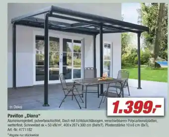 toom Baumarkt Pavillon „Diana” Angebot