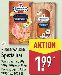 Aldi Nord RÜGENWALDER Spezialität Angebot