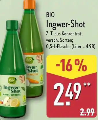 Aldi Nord BIO Ingwer-Shot Angebot